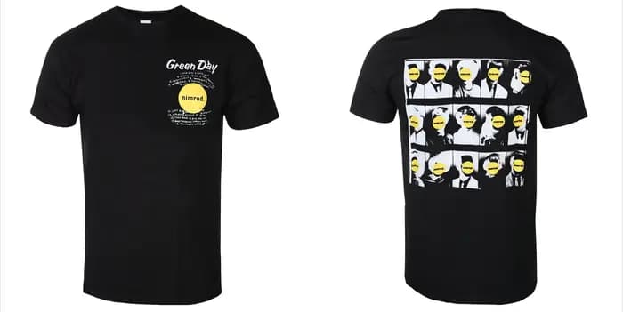 T-shirt graphique Green Day American Idiot Heart Grenade