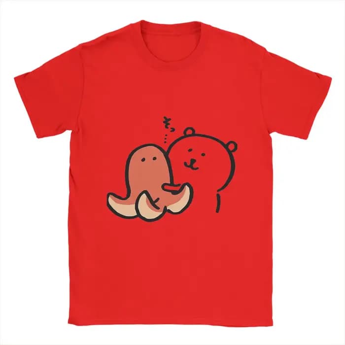 Blague ours imprimé t-shirt pour femmes été Vintage t-shirts col rond Hip Hop