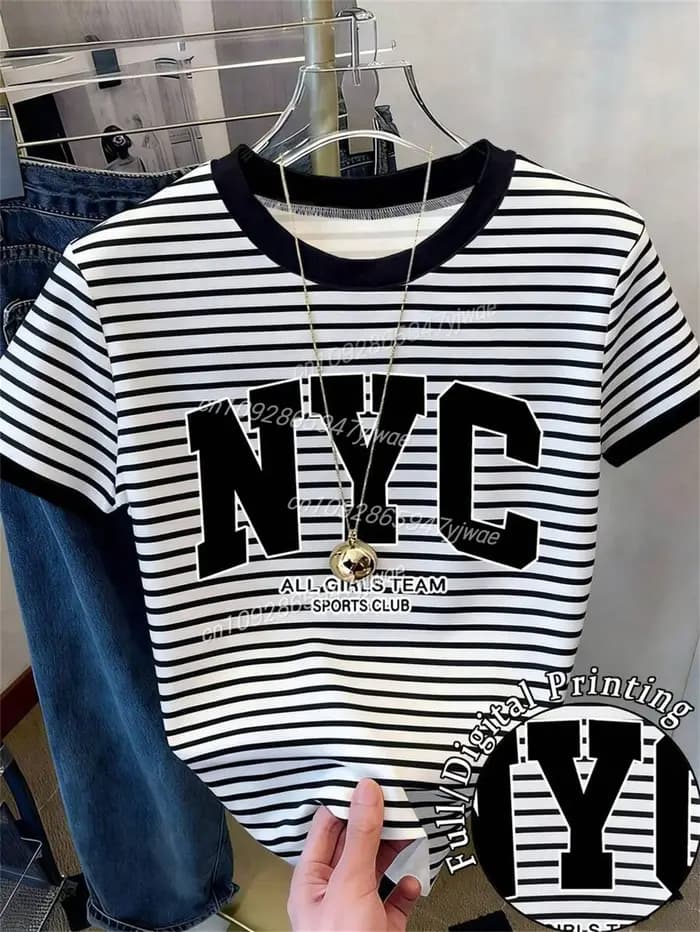 T-shirt rayé classique NYC