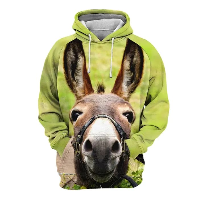 Sweat à capuche imprimé en 3D pour homme