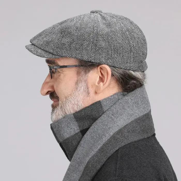 Bonnet à chevrons pour hommes