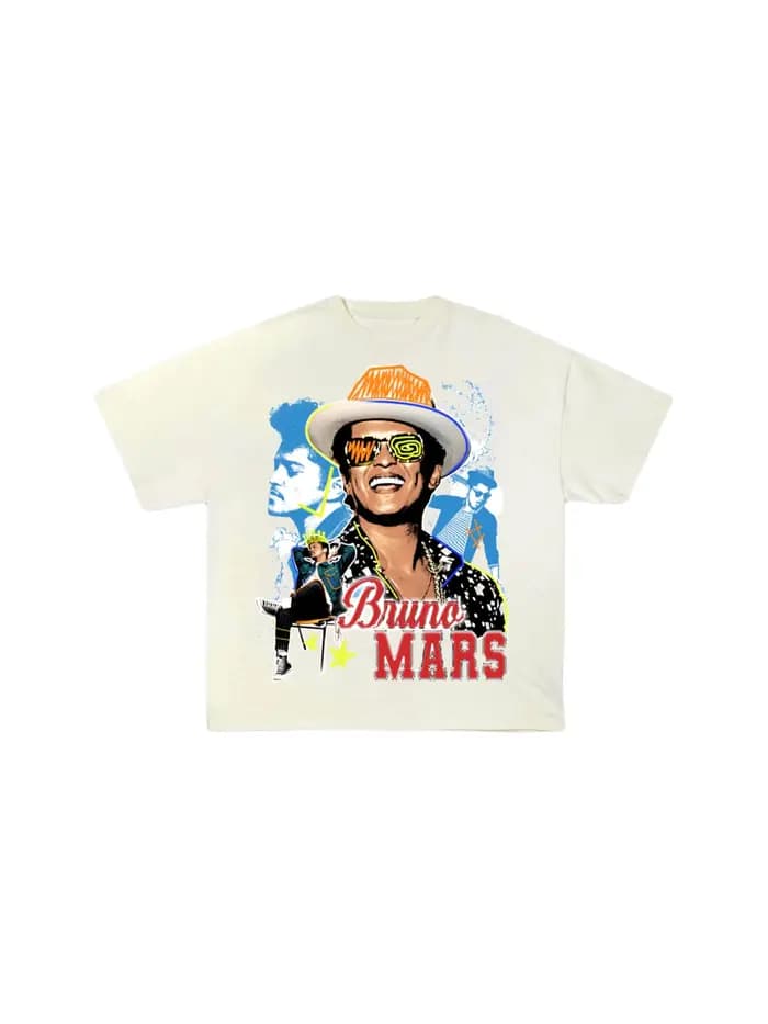 Nouveau T-shirt tendance BRUNO MARS pour homme et femme