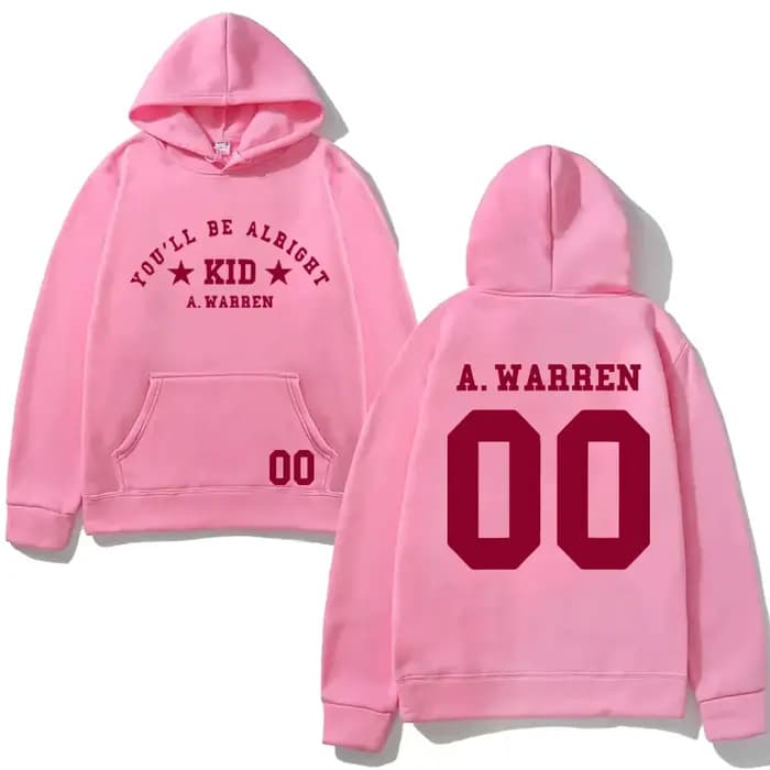 You'll Be Alright sweat à capuche Alex Warren 2025NEW unisexe