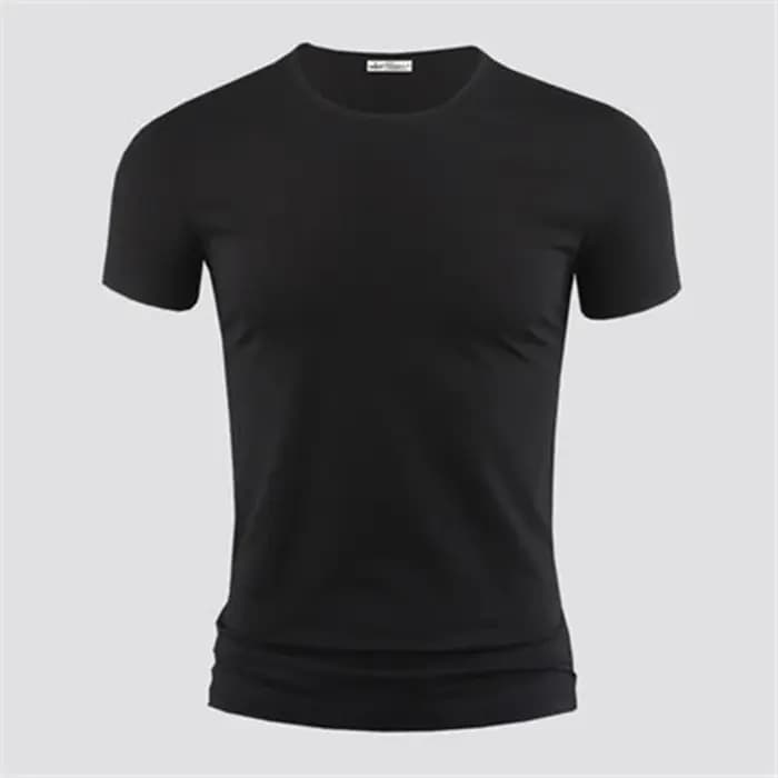 2026 hommes T-Shirt couleur Pure col en V à manches courtes hauts T-Shirts