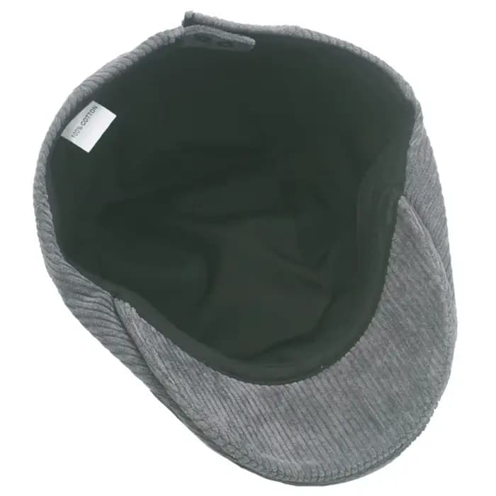 Casquette de Peintre à Visière en Velours Côtelé pour Homme