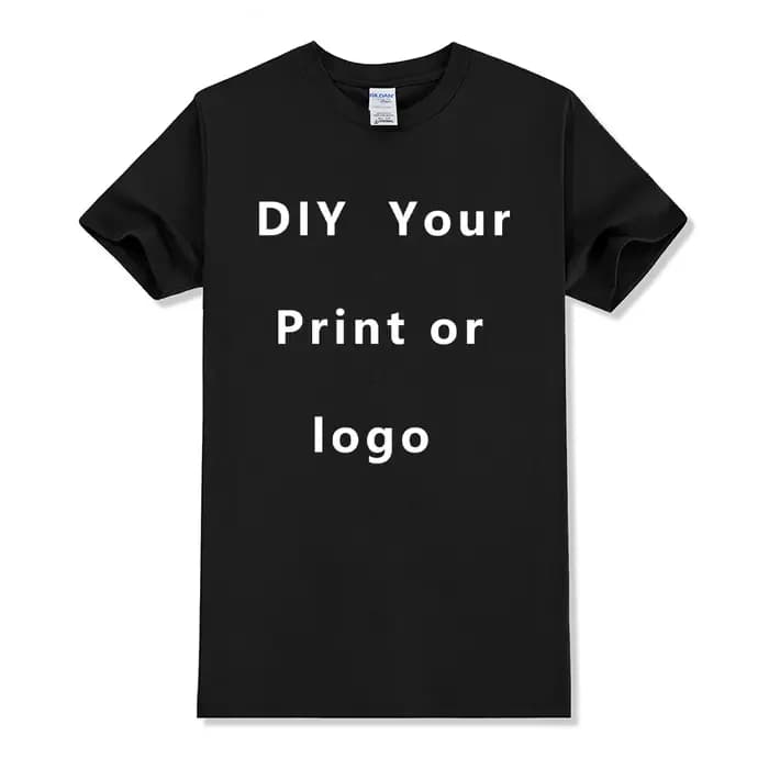 Taille ue 100% coton t-shirt personnalisé faire votre conception Logo texte hommes femmes imprimer