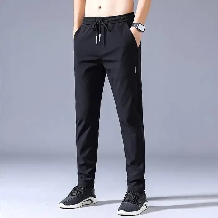 Pantalons pour hommes 2025 été nouveau noir gris mince affaires