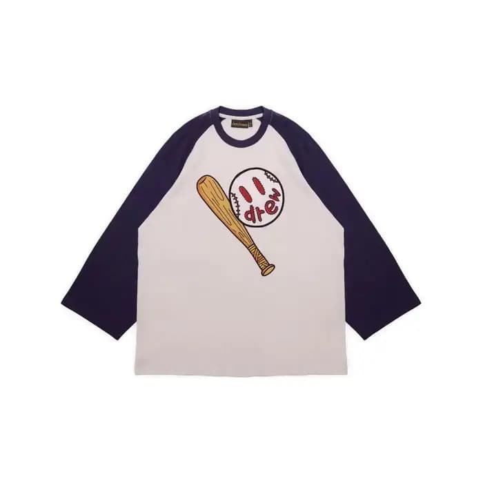 Drew House Vêtements pour hommes Impression logo multicolore manches longues