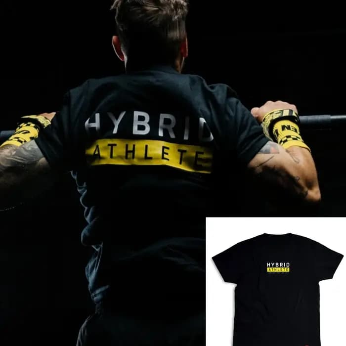 T-shirt Unbroken Hybrid Athlete Fitness Training Gym Leisure pour hommes et femmes