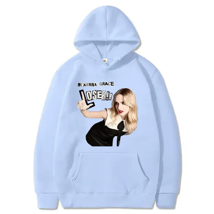 Mckcannelle Grace LOSER!!! Sweat à capuche à manches longues pour hommes et femmes