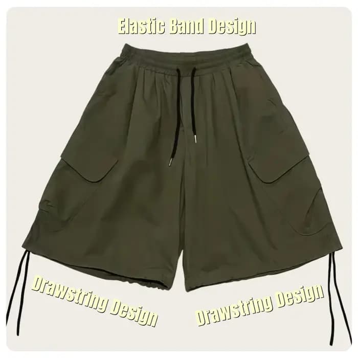 Bermuda Cargo unisexe, Style de rue japonais