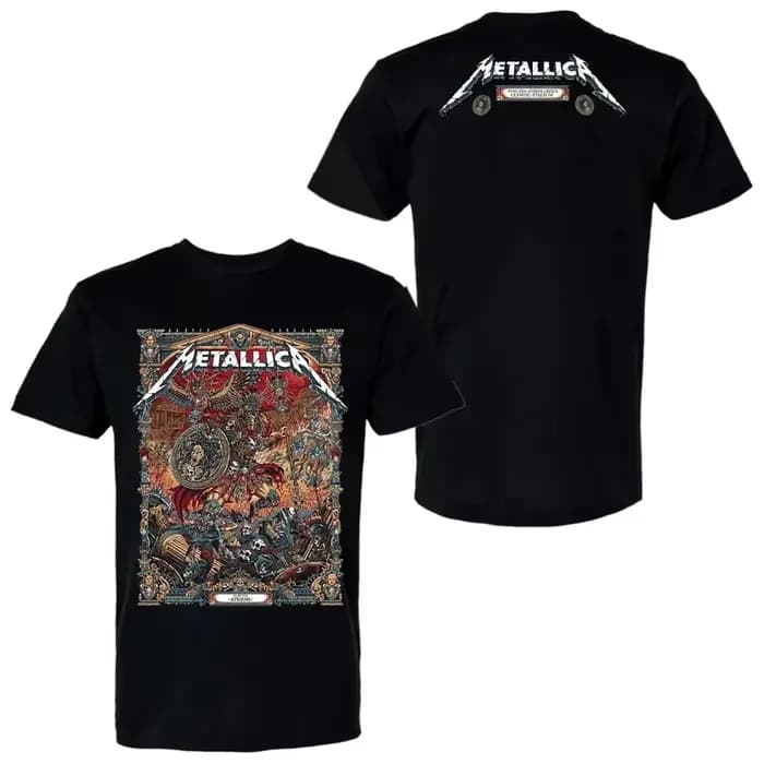 T-shirt Metallica M72 World Tour 2026 Merch