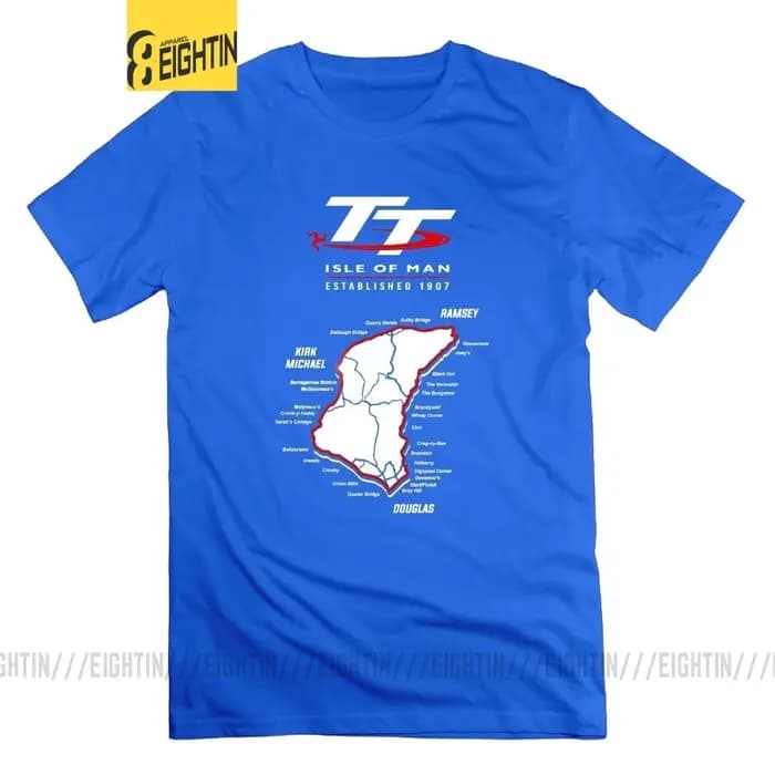 Isle Of Man – T-Shirt col rond pour homme