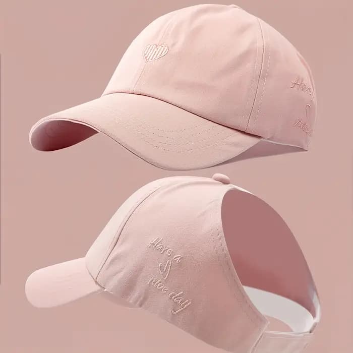 Casquette de baseball à visière vide respirante anti-UV pour femme