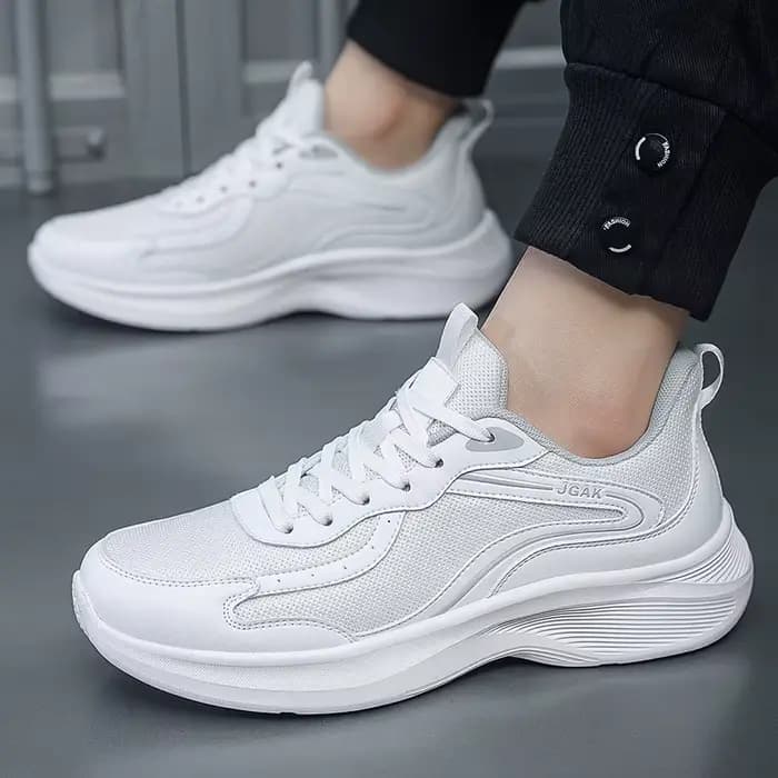 Baskets décontractées blanches pour hommes