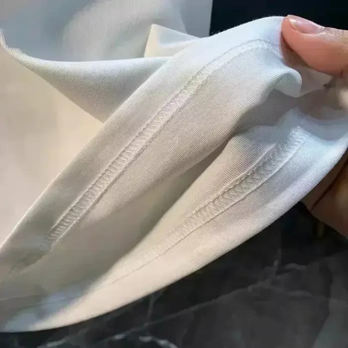 T-shirt à manches courtes en coton pur pour l'été