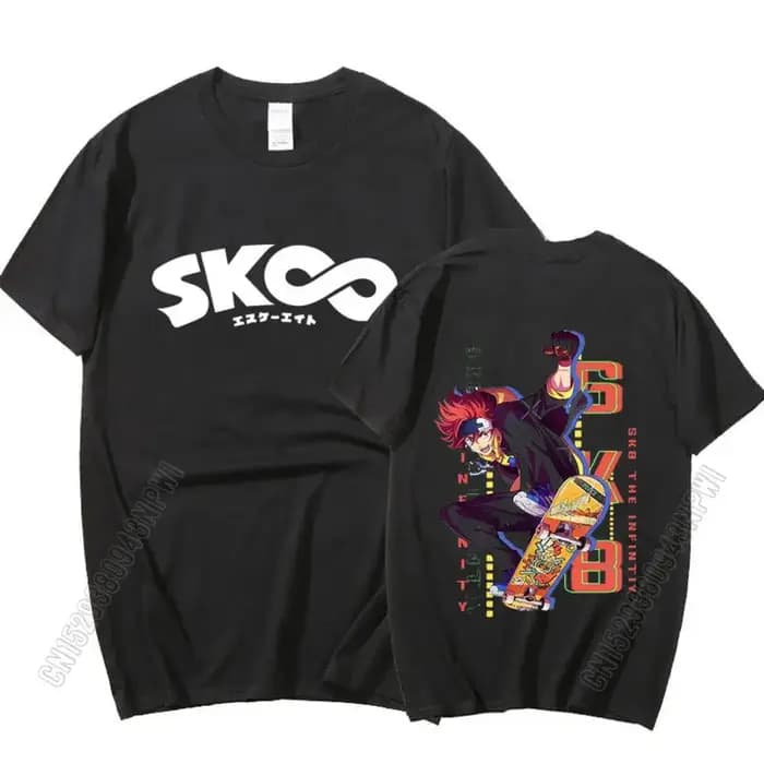 Nouveau japonais Anime Sk8 l'infini T-Shirt hommes Kawaii dessin