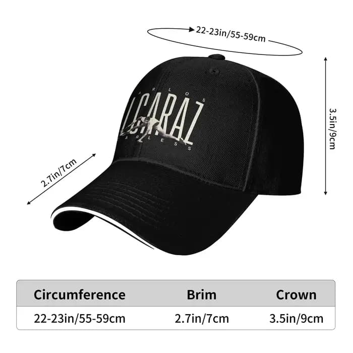 Casquette de baseball décontractée Carlos Alcaraz Vamos