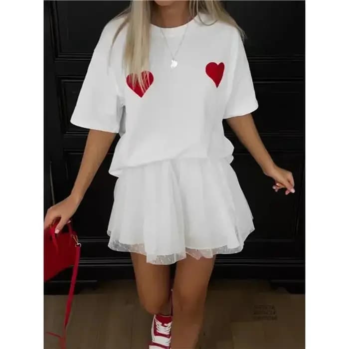 T-Shirt en coton à manches courtes pour femmes