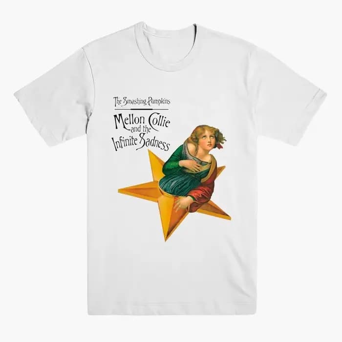 T-shirt imprimé Smashing Pumpkins pour femmes et hommes