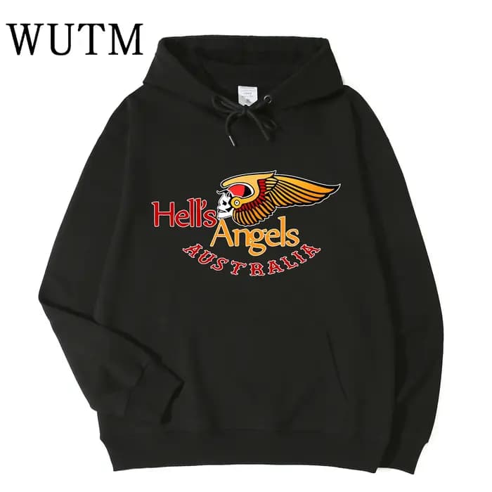 Hells Angels Australie Sweat à capuche unisexe pour homme et femme