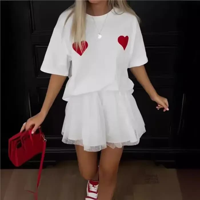 T-Shirt en coton à manches courtes pour femmes