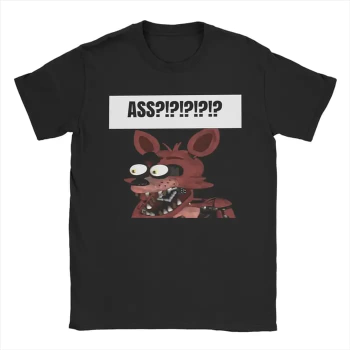 Hommes FNAF At Freddys T-Shirt 100% coton vêtements Unique à manches courtes col rond t-shirts idée