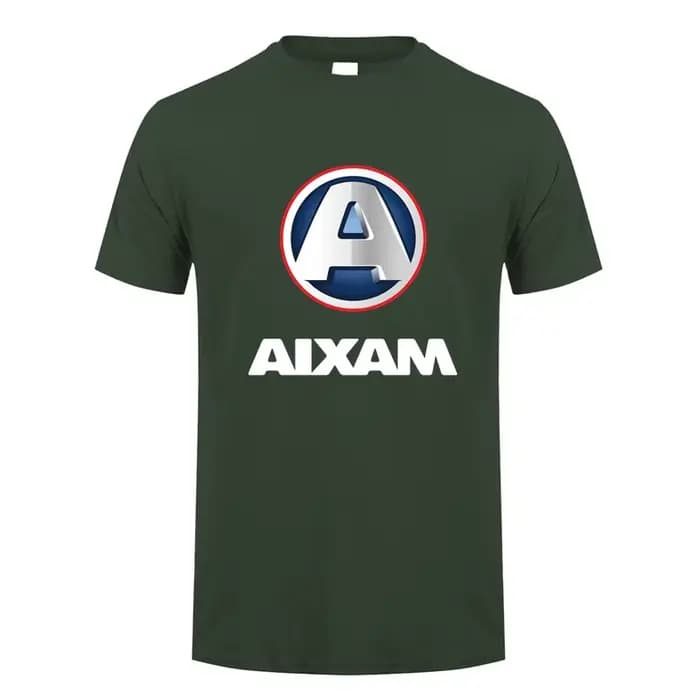Aixam t-shirt été hommes à manches courtes T-shirts haut Cool Streetwear homme coton