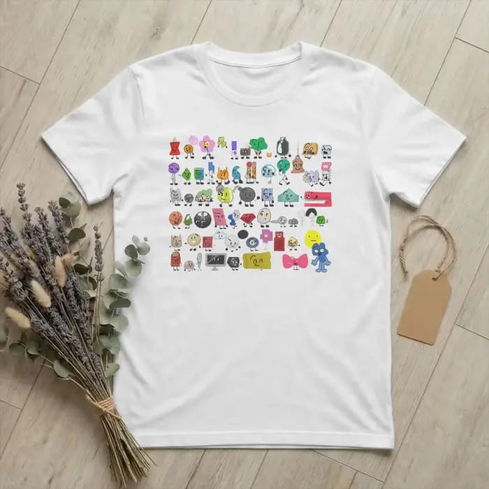 Loisirs BFDI bataille pour Dream Island T-Shirts hommes col rond coton