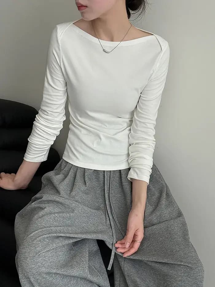 T-shirt à manches longues pour femmes
