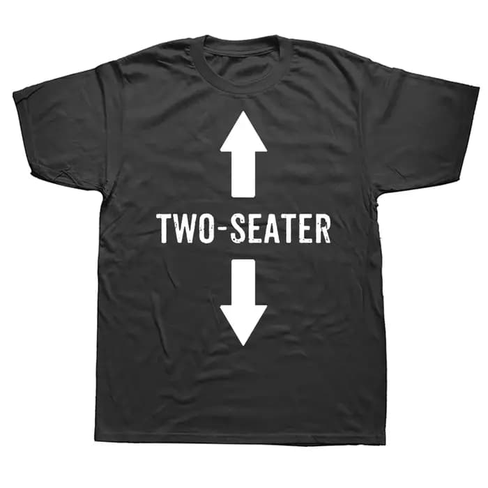 Deux places t-shirts graphique coton Streetwear à manches courtes 2