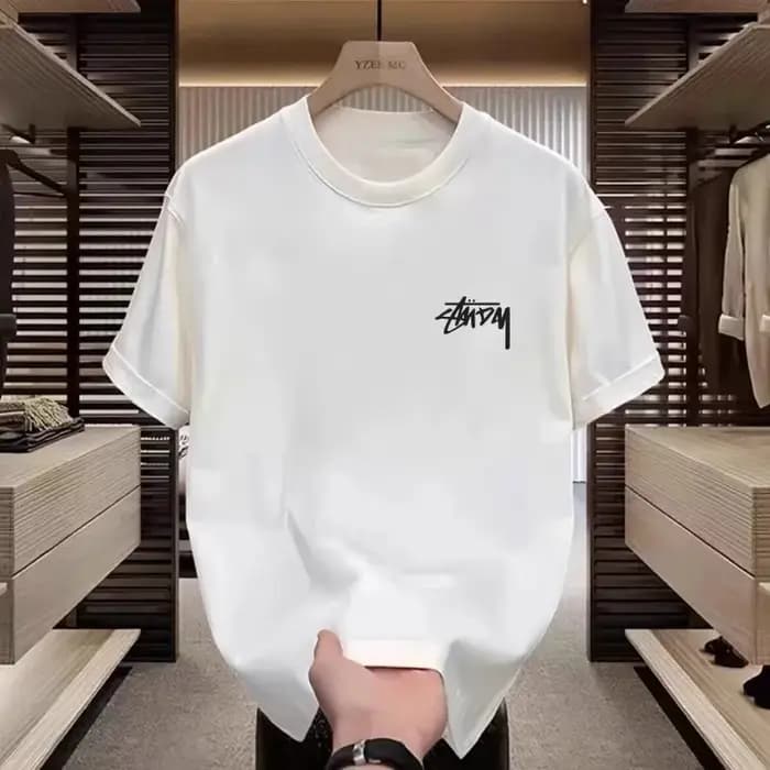 T-shirt décontracté de marque tendance avec logo graffiti amusant