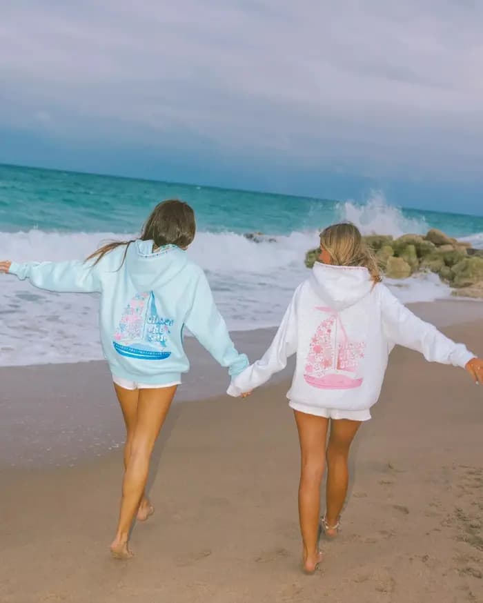 Nouveau sweat à capuche brodé pour femme