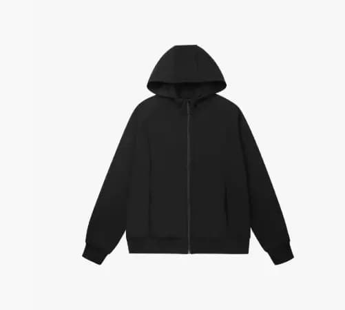Veste à capuche en pur coton pour femmes, fermeture éclair, style fille macaron frais, nouveau haut