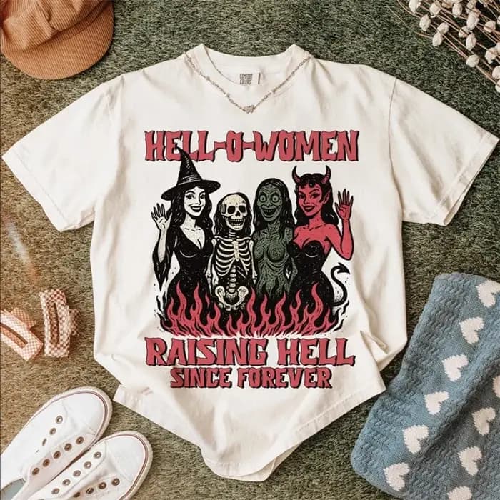 Crâne fille imprimé motif Halloween T-Shirt femme années 90 haut à manches courtes imprimé basique f