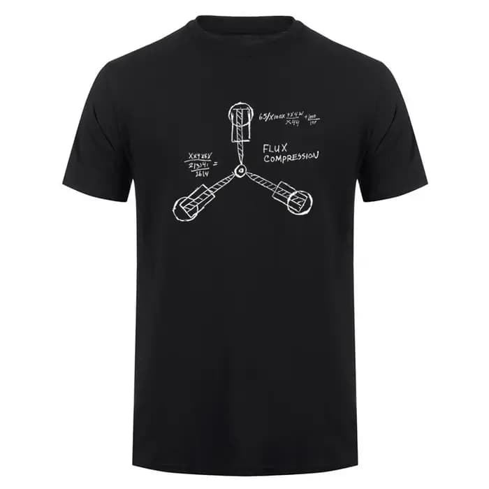 T-Shirt en coton avec condensateur de flux