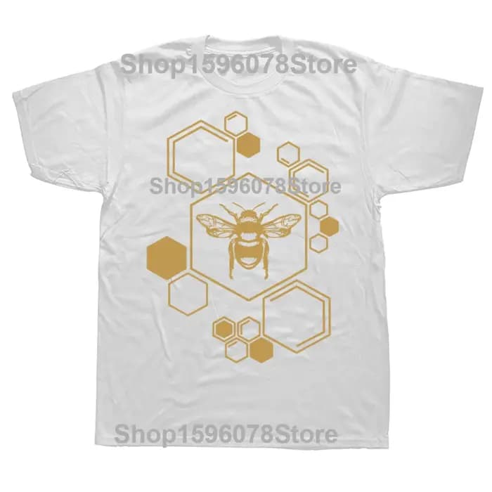 Drôle abeille miel amant apiculteur apiculture t-shirts hommes coton Humor Streetwear t-shirt à manc
