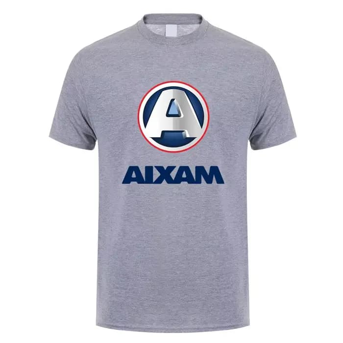 Aixam t-shirt été hommes à manches courtes T-shirts haut Cool Streetwear homme coton