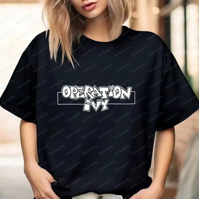 Operation Ivy - T-shirt à manches courtes et col rond pour hommes et femmes