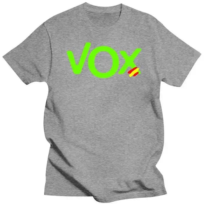 Vêtements pour hommes T-Shirt-T-Shirt-Roly Logo Vox espagne Est mode T-Shirt coton