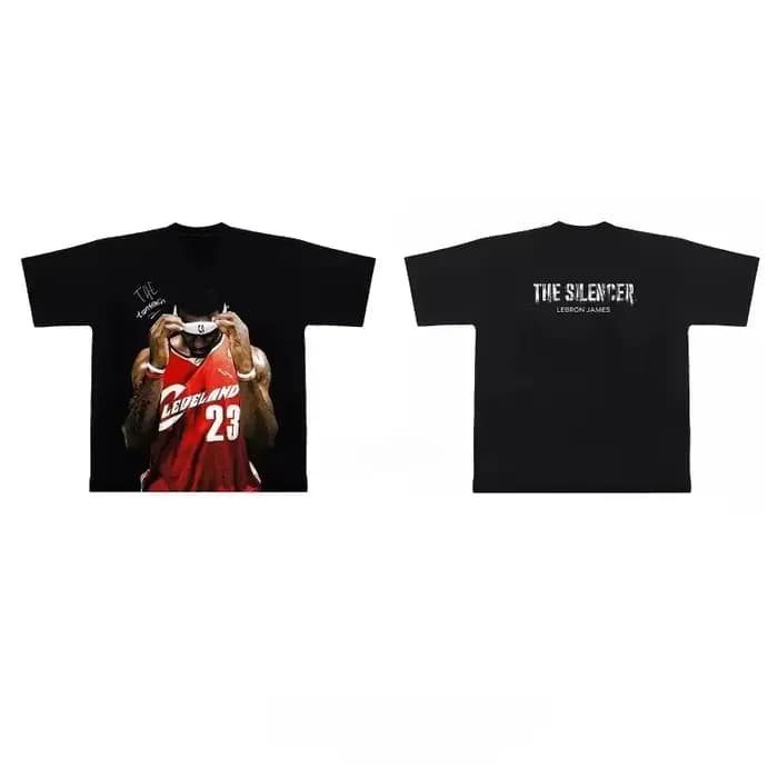 T-shirt de basket-ball LeBron James noir
