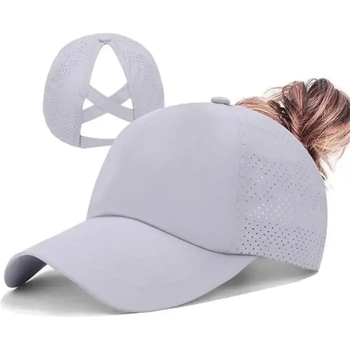 Casquette de baseball en maille pour femmes, respirante, à séchage rapide, couleur unie, protection UV, pour les loisirs en plein air en été