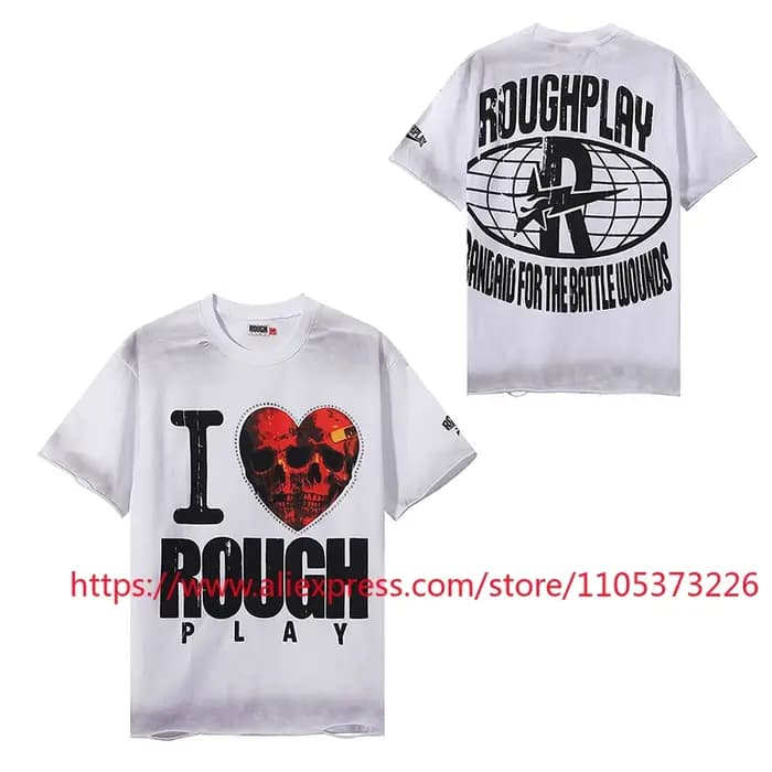 Livraison Rapide Nouvelle Arrivée 2026 T-shirt Imprimé Homme Style Urbain Vintage Ample Décontracté