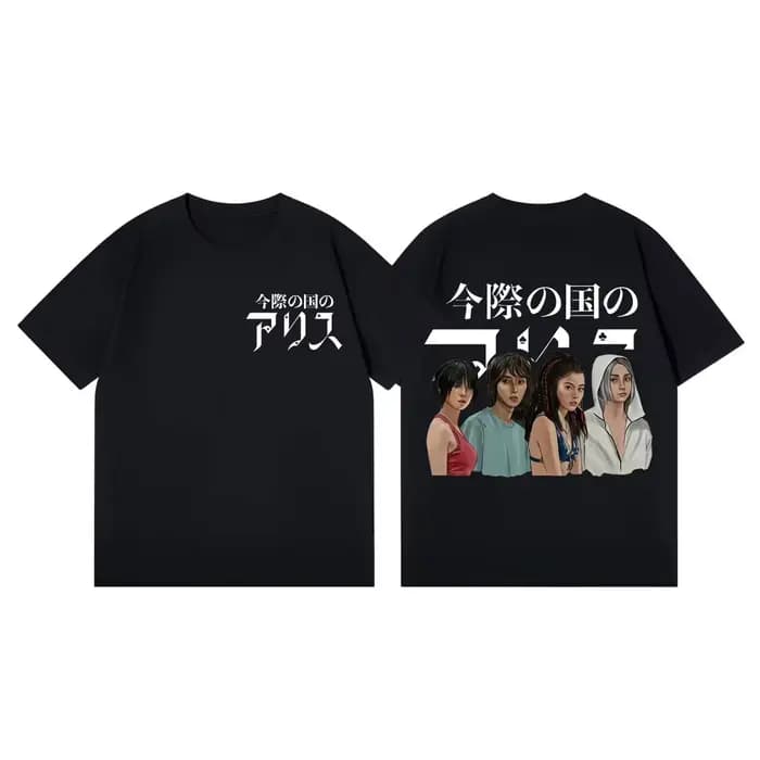 Alice en Borderland TV Play Merch T-shirt hommes femmes vêtements Harajuku mode T-shirts été décontr