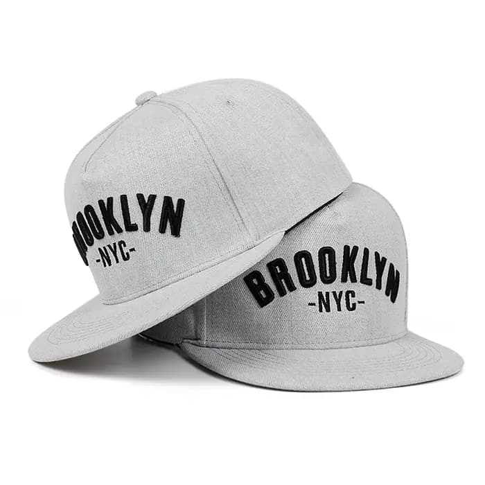 BROOKLYN lettre brodée casquette snapback hommes mode coton % chapeau ajusté sports de plein air loi
