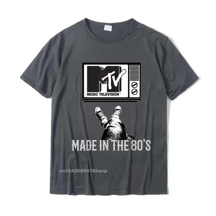 Mademak X mtv-mtv Made In The 80s Vintage chemise pour Fans MTV hommes femmes t-shirts Tops