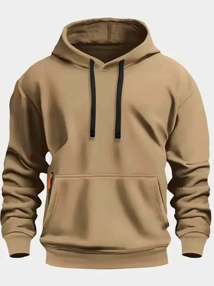 Nouveauté Automne/Hiver : Sweat à Capuche Polaire Homme de Haute Qualité