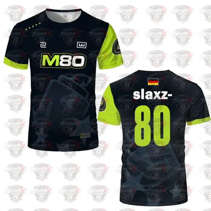 Nouveau Maillot d'Équipe d'Esports M80 2026 - T-shirt d'Entraînement Pro League CS2