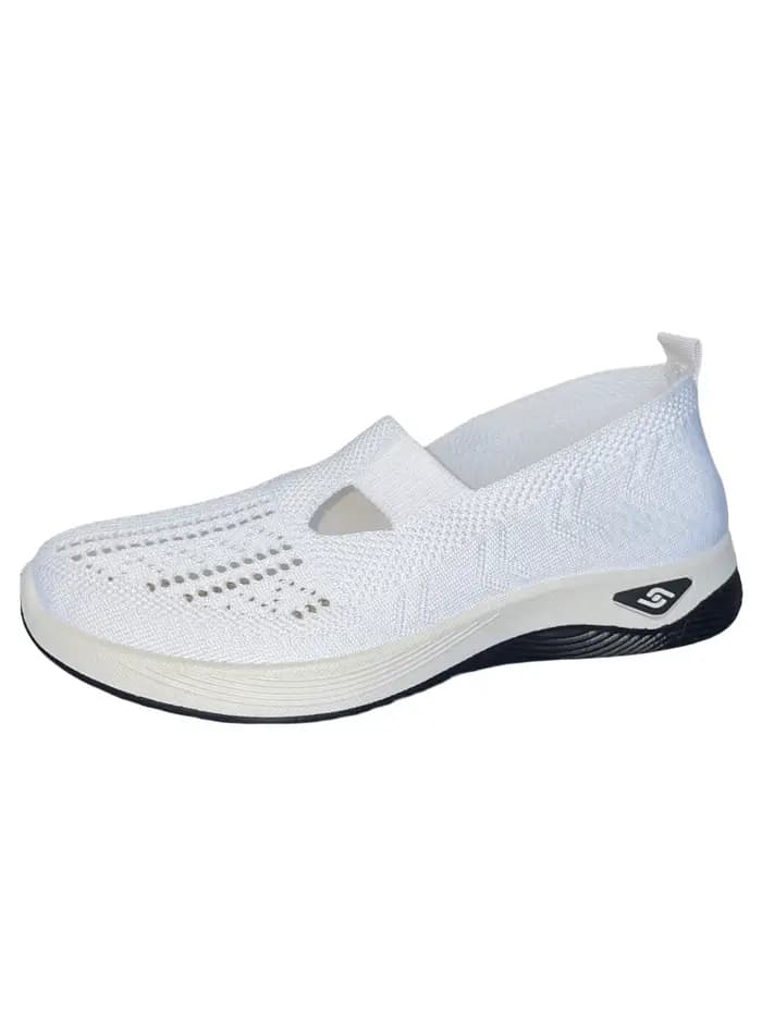 Chaussures pour femmes baskets respirantes de couleur unie