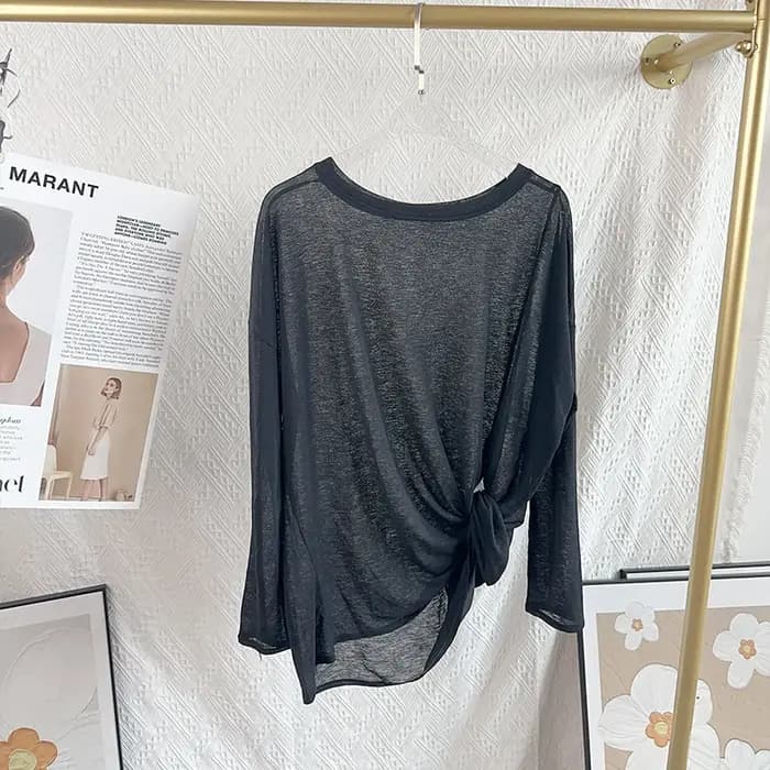 Chemises de Yoga pour femmes, hauts de sport à manches longues, col rond, chemise de course respiran